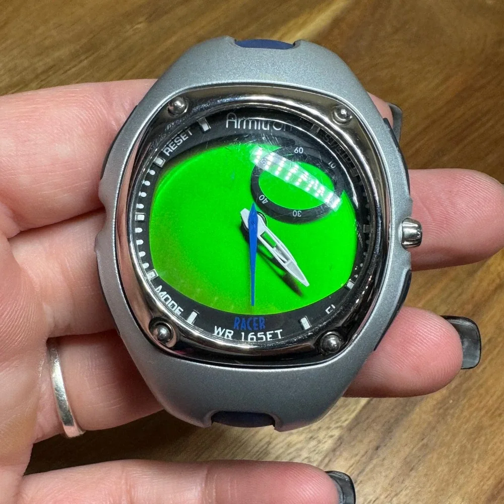 Armitron Racer 20/4079 AL21E4 Men Sport Watch Color Change Dial Water Resistant